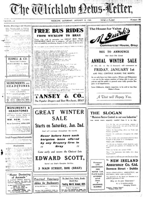 irish newspaper archives login